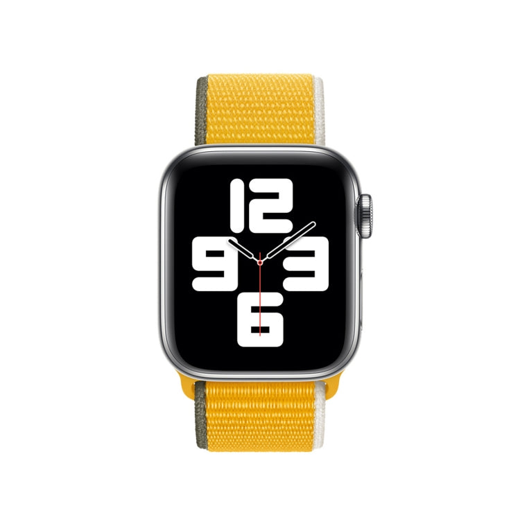 Loop Type Sport Watch Band For Apple Watch Ultra 49mm&Watch Ultra 2 49mm / Series 9&8&7 45mm / SE 3&SE 2&6&SE&5&4 44mm / 3&2&1 42mm(Sunflower) by bashfashion