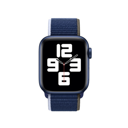Loop Type Sport Watch Band For Apple Watch Ultra 49mm&Watch Ultra 2 49mm / Series 9&8&7 45mm / SE 3&SE 2&6&SE&5&4 44mm / 3&2&1 42mm(Dark Sea Blue) by bashfashion