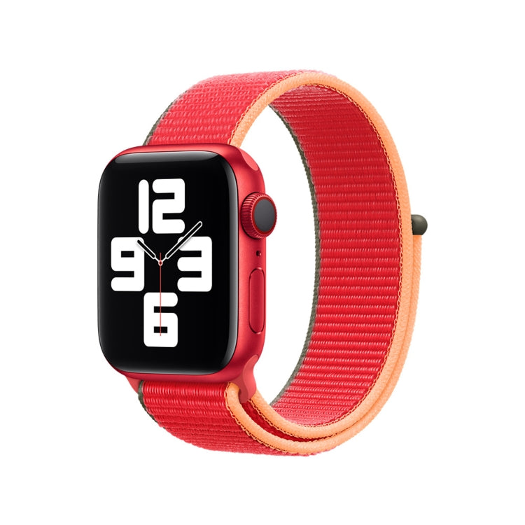 Loop Type Sport Watch Band For Apple Watch Ultra 49mm&Watch Ultra 2 49mm / Series 9&8&7 45mm / SE 3&SE 2&6&SE&5&4 44mm / 3&2&1 42mm(Red) by bashfashion