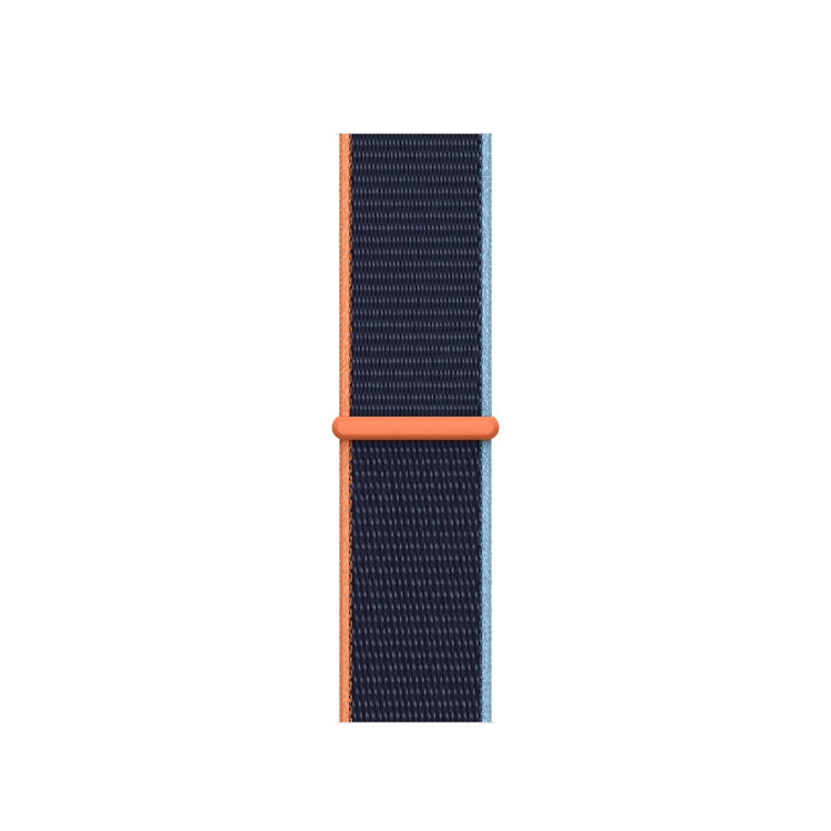 Loop Type Sport Watch Band For Apple Watch Ultra 49mm&Watch Ultra 2 49mm / Series 9&8&7 45mm / SE 3&SE 2&6&SE&5&4 44mm / 3&2&1 42mm(Dark Navy Blue) by bashfashion