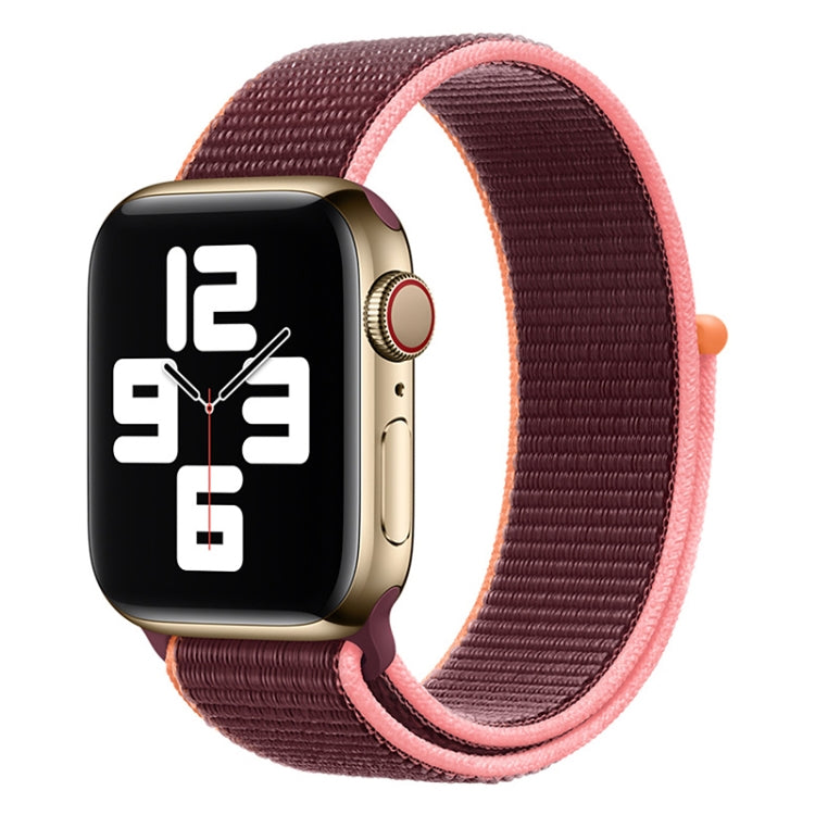 Loop Type Sport Watch Band For Apple Watch Ultra 49mm&Watch Ultra 2 49mm / Series 9&8&7 45mm / SE 3&SE 2&6&SE&5&4 44mm / 3&2&1 42mm(Plum) by bashfashion