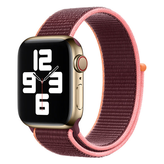 Loop Type Sport Watch Band For Apple Watch Ultra 49mm&Watch Ultra 2 49mm / Series 9&8&7 45mm / SE 3&SE 2&6&SE&5&4 44mm / 3&2&1 42mm(Plum) by bashfashion