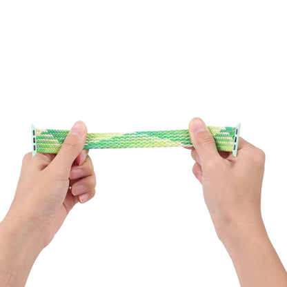 Single Loop Weaving Nylon Watch Band, Size: S 145mm For Apple Watch Ultra 49mm&Watch Ultra 2 49mm / Series 9&8&7 45mm / SE 3&SE 2&6&SE&5&4 44mm / 3&2&1 42mm(Blueberry) by bashfashion