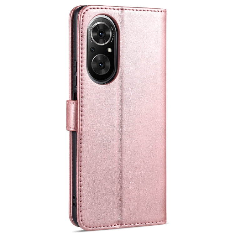 For Honor 50 SE AZNS Skin Feel Calf Texture Horizontal Flip Leather Case with Card Slots & Holder & Wallet(Rose Gold) by AZNS