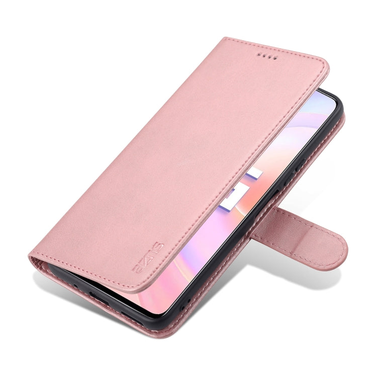 For Honor 50 SE AZNS Skin Feel Calf Texture Horizontal Flip Leather Case with Card Slots & Holder & Wallet(Rose Gold) by AZNS