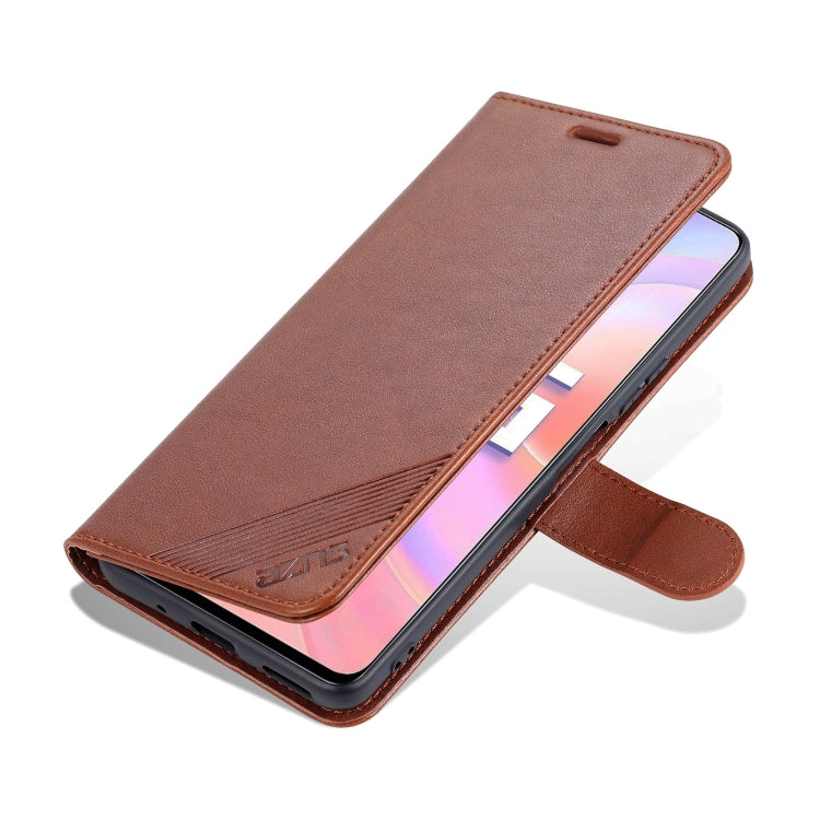 For Honor 50 SE AZNS Sheepskin Texture Horizontal Flip Leather Case with Holder & Card Slots & Wallet(Brown) by AZNS
