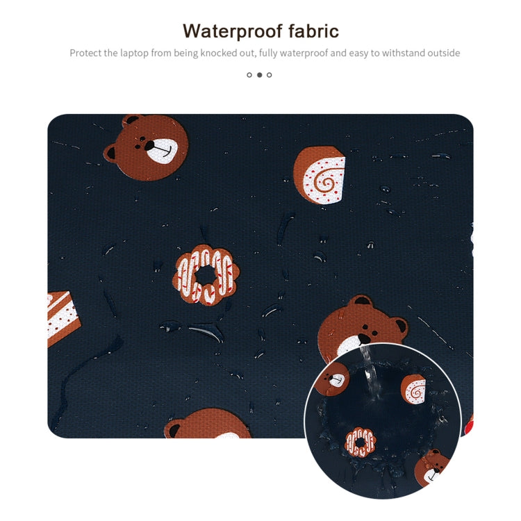 ST01DZ Lightweight Canvas Printed Laptop Bag, Size:13.3 inch(Flower Pink) by bashfashion