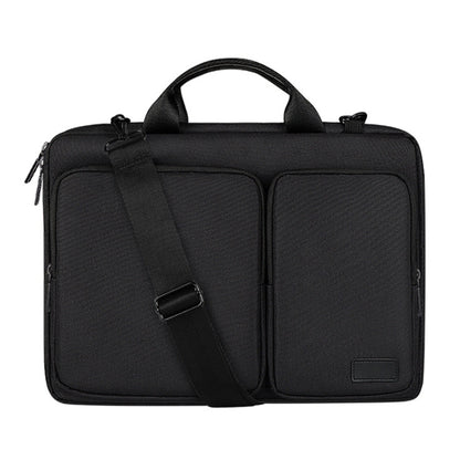ST11 Polyester Thickened Laptop Bag with Detachable Shoulder Strap, Size:13.3 inch(Black) by bashfashion