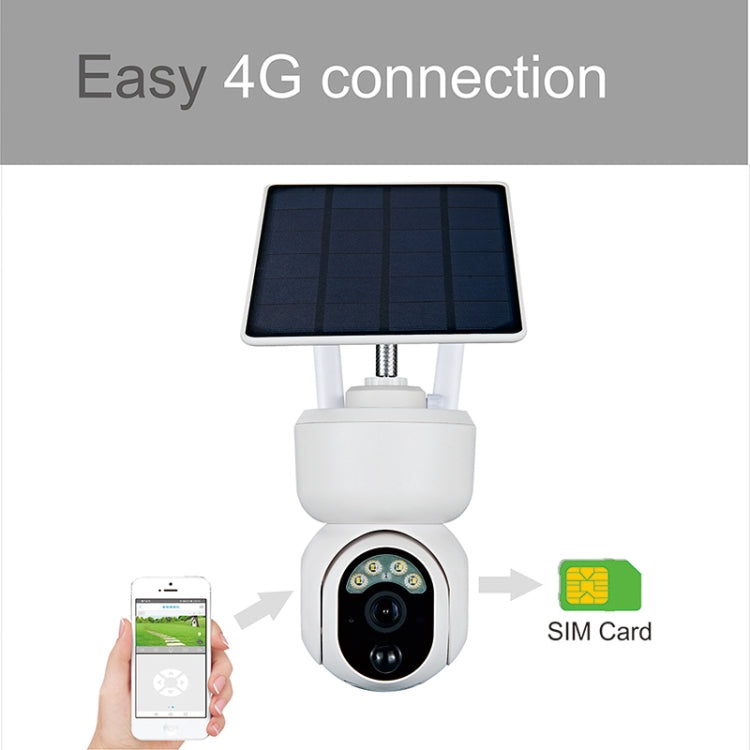 T24 1080P IP65 Waterproof Solar Smart PTZ Camera, Support Full-color Night Vision & Two-way Voice Intercom & AI Humanoid Detection Alarm, WiFi Version by bashfashion