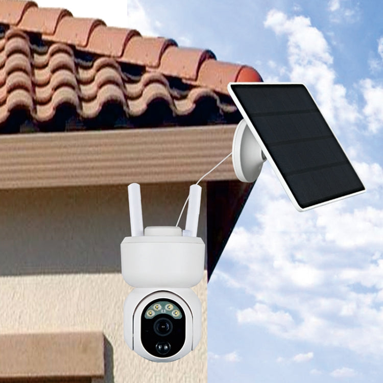T24 1080P IP65 Waterproof Solar Smart PTZ Camera, Support Full-color Night Vision & Two-way Voice Intercom & AI Humanoid Detection Alarm, 4G US Version by bashfashion