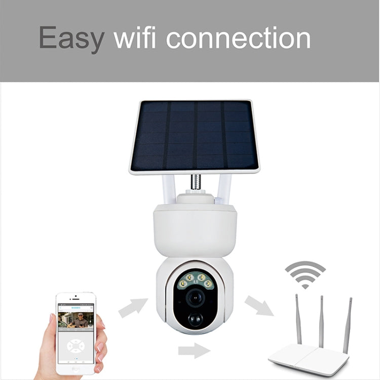 T24 1080P IP65 Waterproof Solar Smart PTZ Camera, Support Full-color Night Vision & Two-way Voice Intercom & AI Humanoid Detection Alarm, 4G US Version by bashfashion