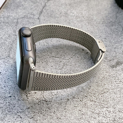 Small Waist Steel Watch Band For Apple Watch Ultra 49mm&Watch Ultra 2 49mm / Series 9&8&7 45mm / SE 3&SE 2&6&SE&5&4 44mm / 3&2&1 42mm(Silver) by bashfashion