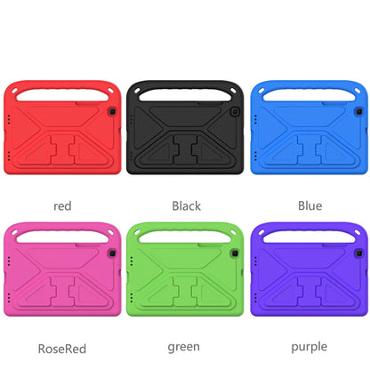 For Samsung Galaxy Tab A 8.0 2019 SM-T290 / SM-T295 Handle Portable EVA Shockproof Anti Falling Protective Case with Triangle Holder(Purple) by bashfashion