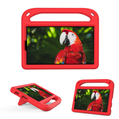 For Samsung Galaxy Tab A7 Lite 8.7 SM-T220 / SM-T225 Handle Portable EVA Shockproof Anti Falling Protective Case with Triangle Holder(Red) by bashfashion