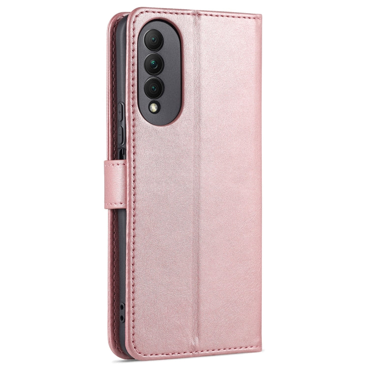 For Honor X20 SE AZNS Skin Feel Calf Texture Horizontal Flip Leather Case with Card Slots & Holder & Wallet(Rose Gold) by AZNS