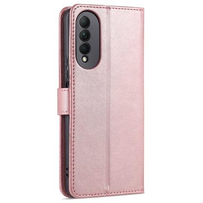 For Honor X20 SE AZNS Skin Feel Calf Texture Horizontal Flip Leather Case with Card Slots & Holder & Wallet(Rose Gold) by AZNS
