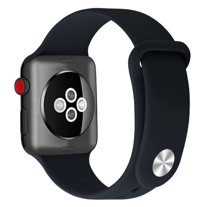 Silicone Watch Band For Apple Watch Ultra 49mm&Watch Ultra 2 49mm / Series 9&8&7 45mm / SE 3&SE 2&6&SE&5&4 44mm / 3&2&1 42mm(Cobalt Blue) by bashfashion