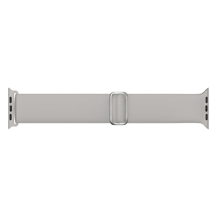 Elasticity Silicone Strap Watch Band For Apple Watch Ultra 49mm&Watch Ultra 2 49mm / Series 9&8&7 45mm / SE 3&SE 2&6&SE&5&4 44mm / 3&2&1 42mm(Grey) by bashfashion
