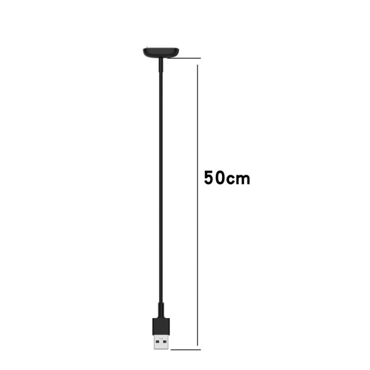 For Fitbit Luxe Smart Watch Portable Magnetic Cradle Charger USB Charging Cable, Cable Length:50cm by bashfashion