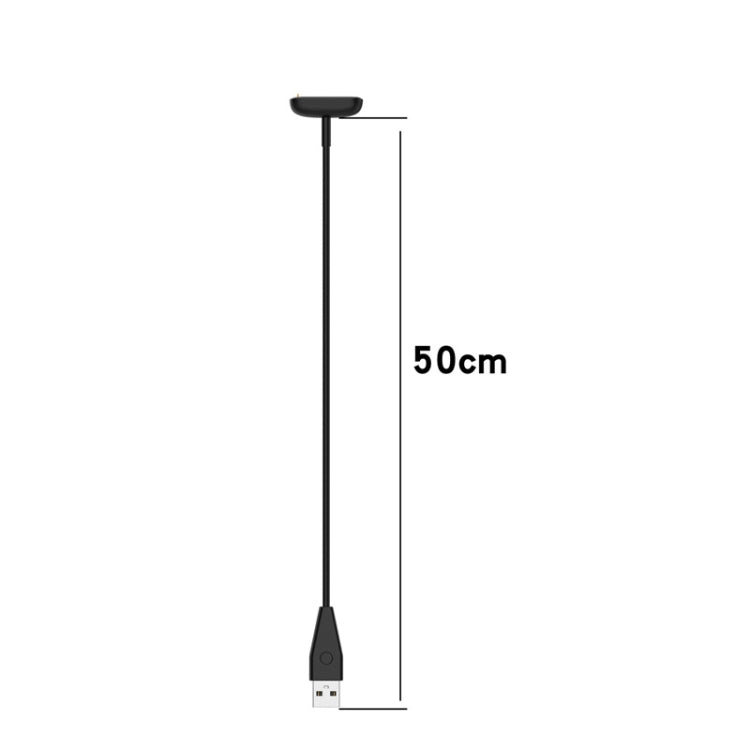 For Fitbit Luxe Smart Watch Magnetic Charger USB Charging Cable with Reset Button, Length:50cm by bashfashion