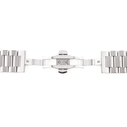 For Apple Watch Series 7 45mm / 6 & SE & 5 & 4 44mm / 3 & 2 & 1 42mm Stainless Steel Watch Band(Silver) by bashfashion