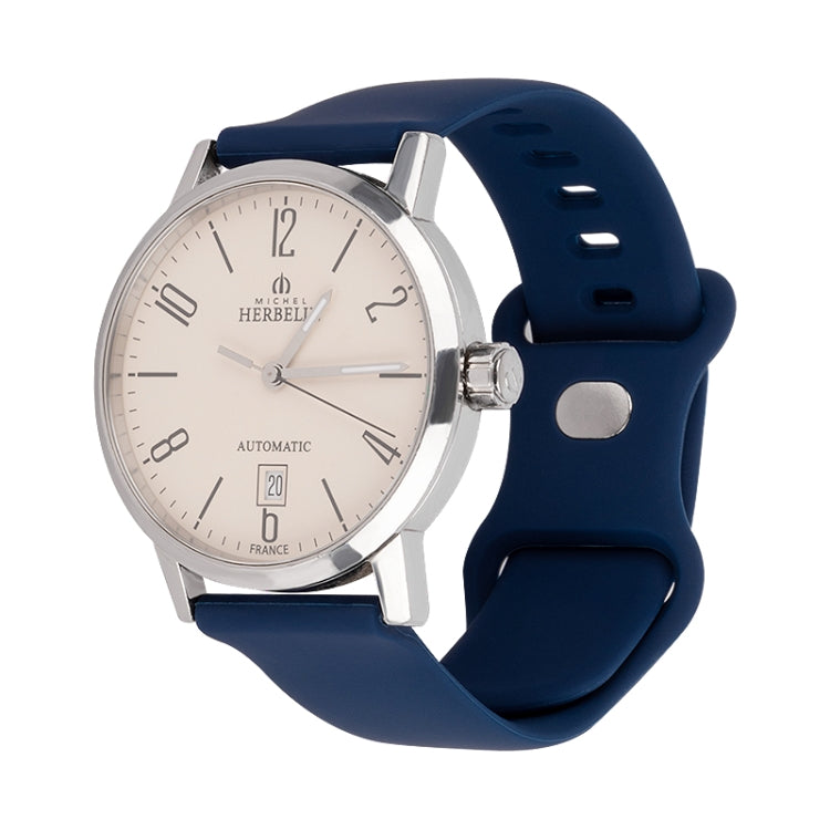 For Garmin Vivoactive 3 8-buckle Silicone Watch Band(Army Green) by bashfashion