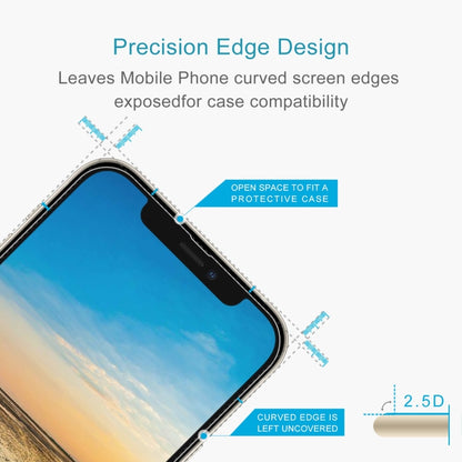 For iPhone 16e / 13 / 13 Pro 0.26mm 9H 2.5D Tempered Glass Film by DIYLooks