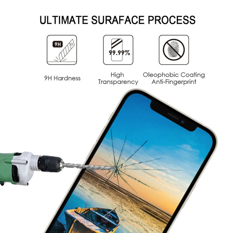 For iPhone 16e / 13 / 13 Pro Full Glue Full Screen Tempered Glass Film by bashfashion