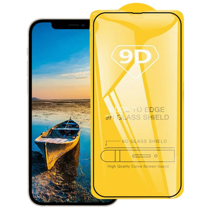 For iPhone 16e / 13 / 13 Pro 9D Full Glue Full Screen Tempered Glass Film by bashfashion