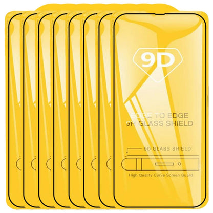 For iPhone 16e / 13 / 13 Pro 9D Full Glue Full Screen Tempered Glass Film by bashfashion