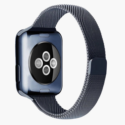 Milan Loopback Small Waist Watch Band For Apple Watch Ultra 49mm&Watch Ultra 2 49mm / Series 9&8&7 45mm / SE 3&SE 2&6&SE&5&4 44mm / 3&2&1 42mm(Blue) by bashfashion