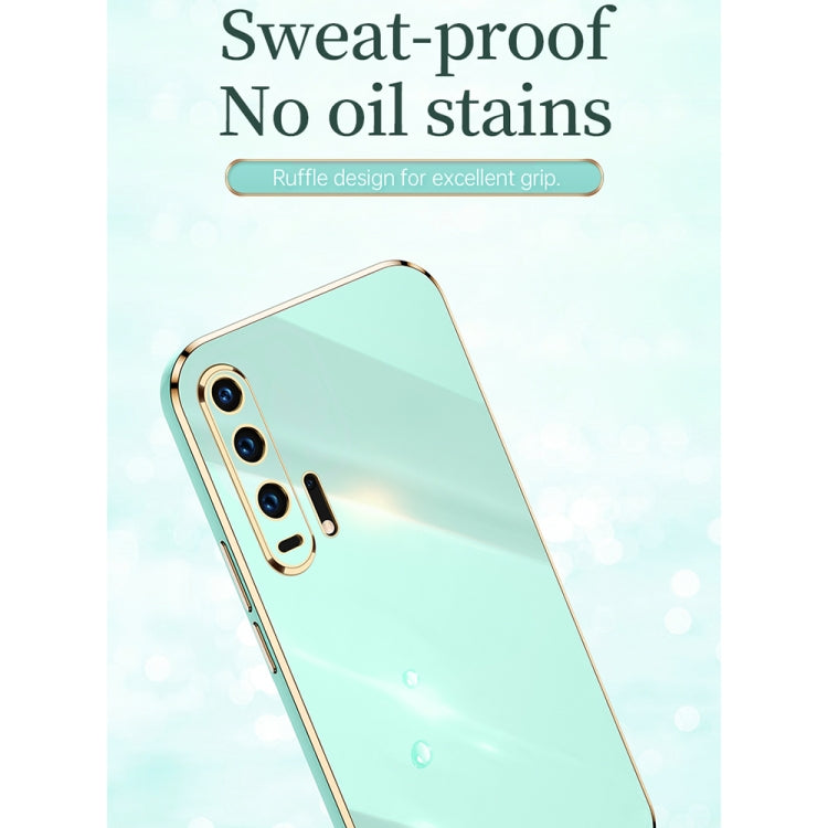 For Honor 20 XINLI Straight Edge 6D Electroplate TPU Phone Case(Black) by XINLI