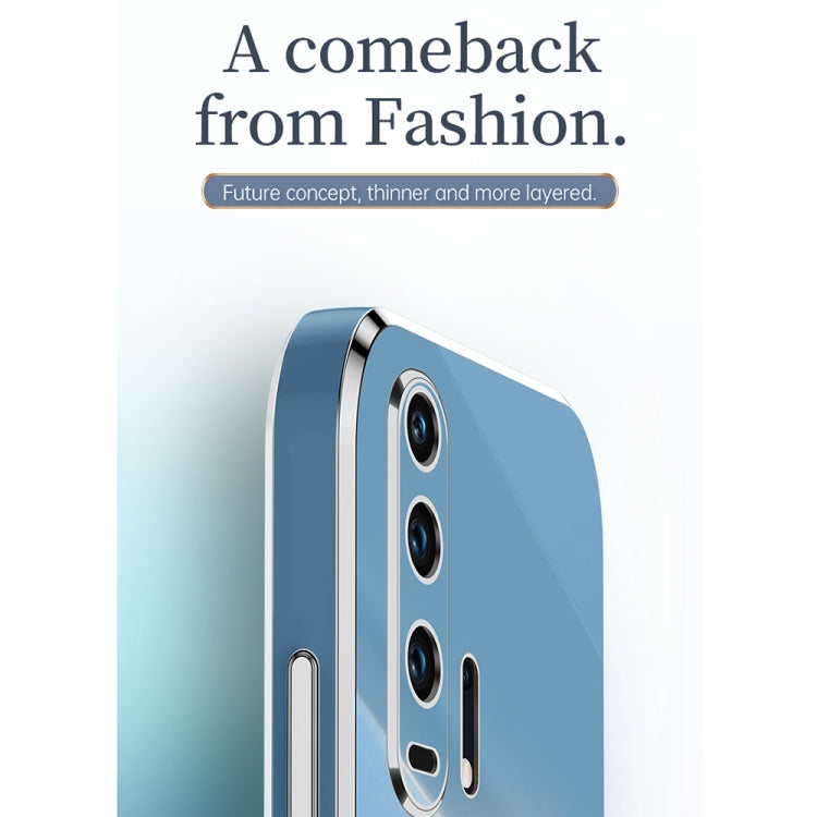 For Honor 20 Pro XINLI Straight Edge 6D Electroplate TPU Phone Case(Pink) by XINLI