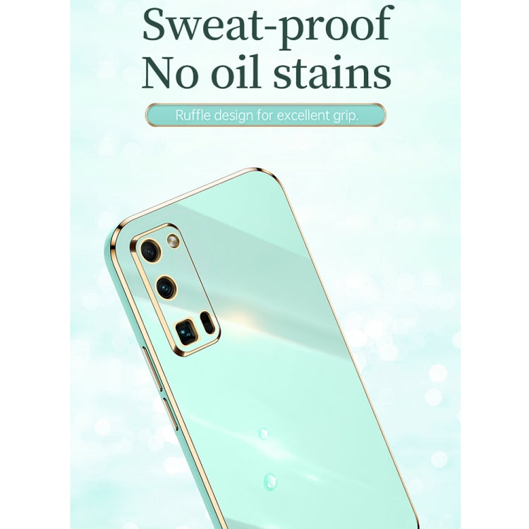 For Honor 30 XINLI Straight Edge 6D Electroplate TPU Phone Case(Black) by XINLI