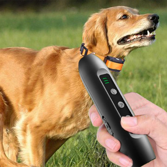 Tsattine N10 Ultrasonic Dog Repeller with LED Electricity Display & Flashlight by bashfashion