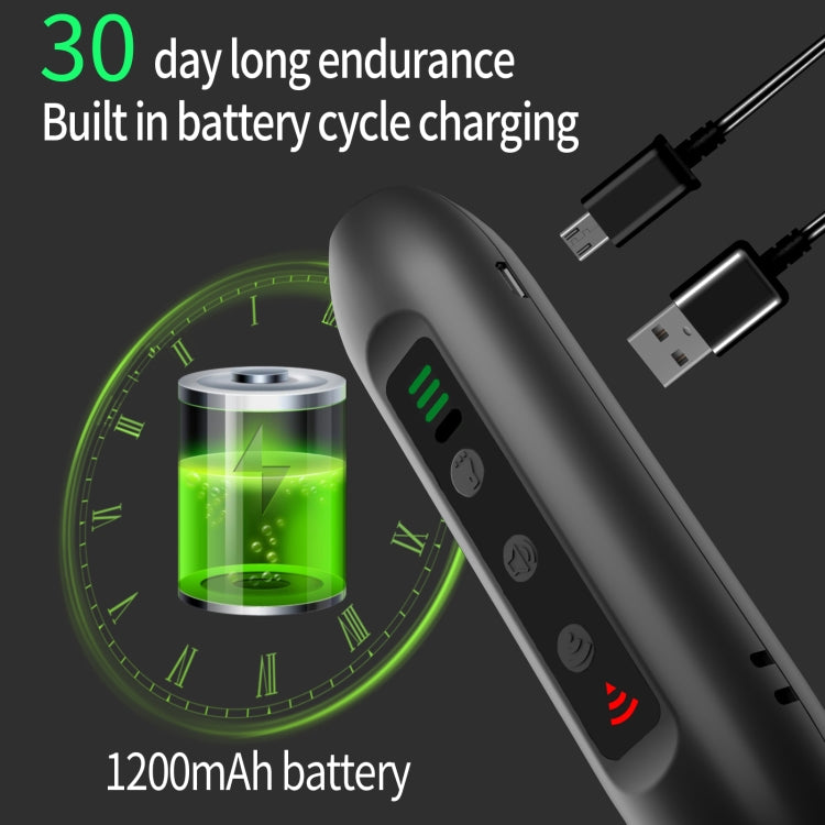 Tsattine N10 Ultrasonic Dog Repeller with LED Electricity Display & Flashlight by bashfashion