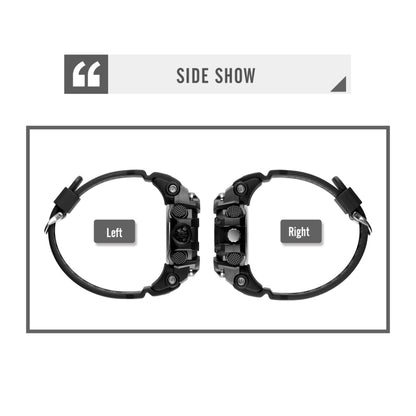 SKMEI 1725 Three Time LED Digital Display Timing Luminous Electronic Watch(Rose Gold) by SKMEI