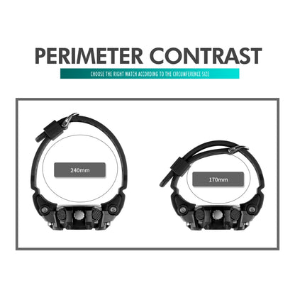 SKMEI 1725 Three Time LED Digital Display Timing Luminous Electronic Watch(Rose Gold) by SKMEI