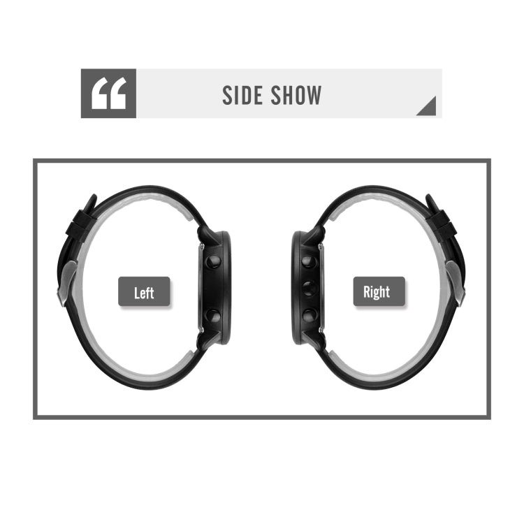 SKMEI 1736 Triplicate Round Dial Timing LED Digital Display Luminous Electronic Watch(Gold and White) by SKMEI