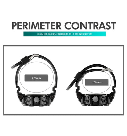 SKMEI 1742 Four-screen LED Digital Display Luminous Sports Shockproof Electronic Watch for Men(Blue) by SKMEI