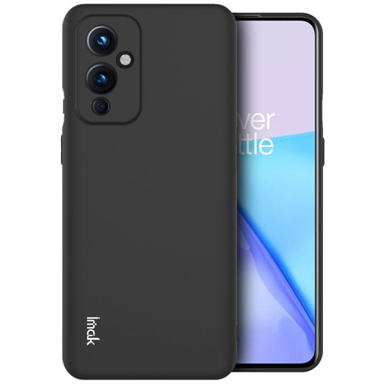 For OnePlus 9 5G European American Version IMAK UC-3 Series Shockproof Frosted TPU Protective Case(Black) by imak