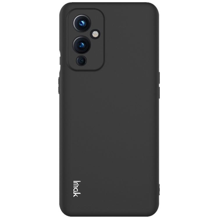 For OnePlus 9 5G European American Version IMAK UC-3 Series Shockproof Frosted TPU Protective Case(Black) by imak