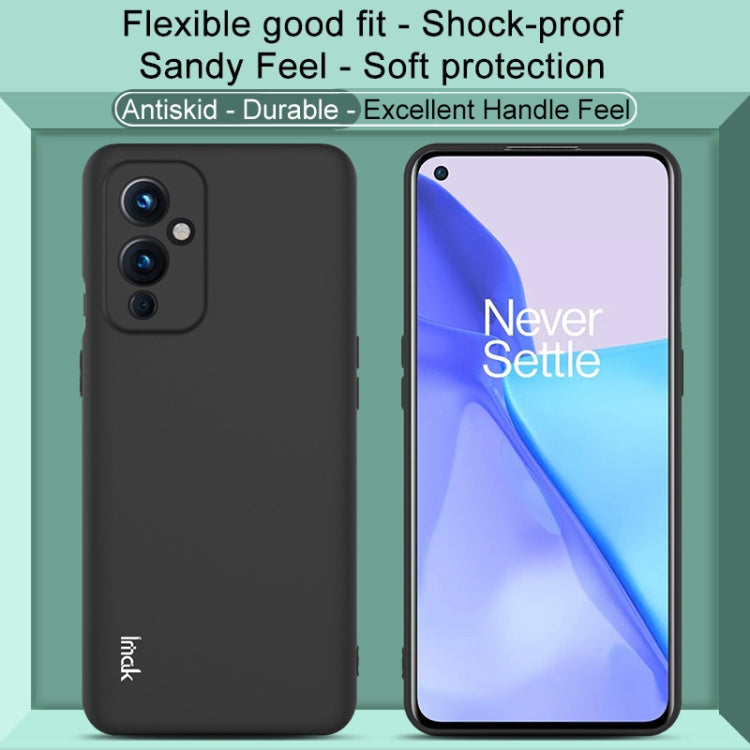 For OnePlus 9 5G European American Version IMAK UC-3 Series Shockproof Frosted TPU Protective Case(Black) by imak