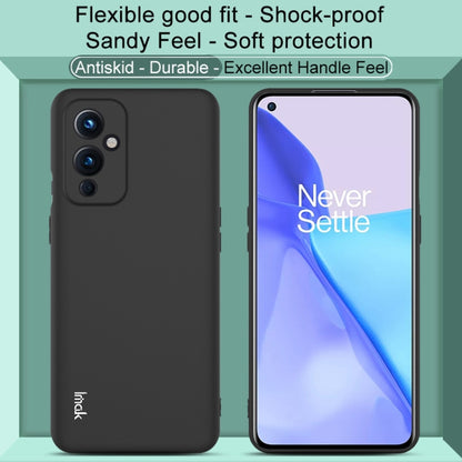 For OnePlus 9 5G European American Version IMAK UC-3 Series Shockproof Frosted TPU Protective Case(Black) by imak