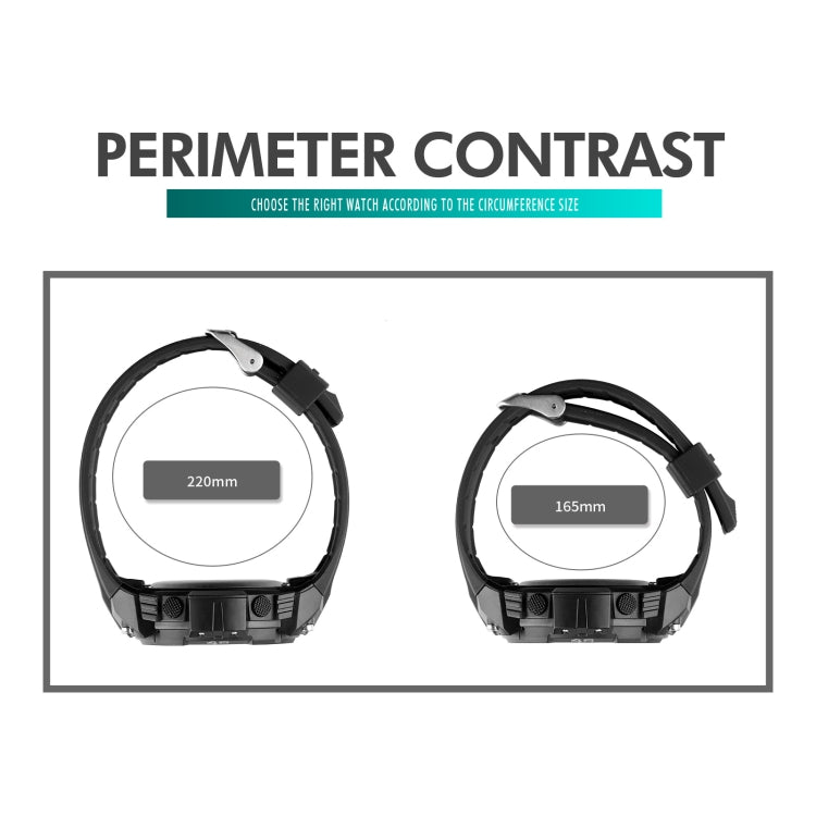 SKMEI 1756 Dual Time Countdown Alarm Clock Men Sports Luminous Electronic Watch(Red) by SKMEI