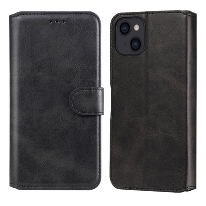 For iPhone 13 Classic Calf Texture PU + TPU Horizontal Flip Leather Case with Holder & Card Slots & Wallet(Black) by bashfashion