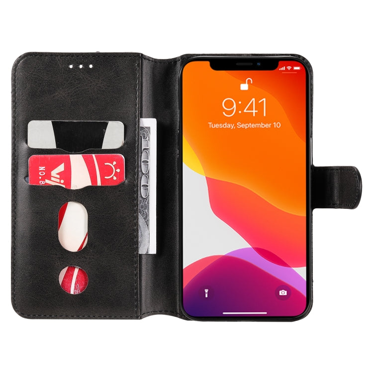 For iPhone 13 Classic Calf Texture PU + TPU Horizontal Flip Leather Case with Holder & Card Slots & Wallet(Black) by bashfashion