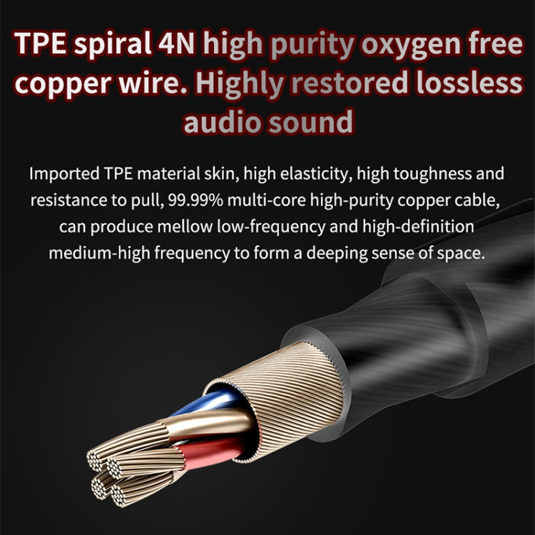 QKZ AK6 3.5mm In-Ear Wired Subwoofer Sports Earphone, Cable Length: About 1.2m(Yellow) by QKZ