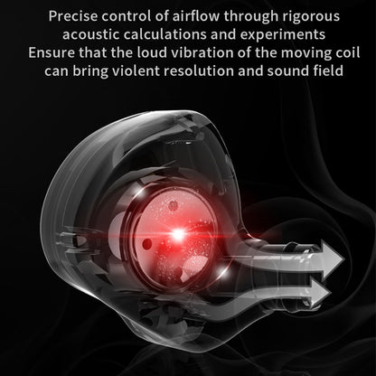 QKZ AK6 3.5mm In-Ear Wired Subwoofer Sports Earphone, Cable Length: About 1.2m(Black) by QKZ