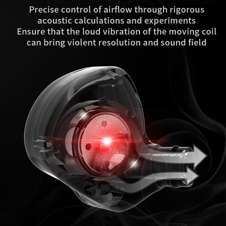 QKZ AK6 3.5mm In-Ear Wired Subwoofer Sports Earphone, Cable Length: About 1.2m(Red) by QKZ